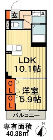 コルテカノンＡ・Ｂの物件間取画像